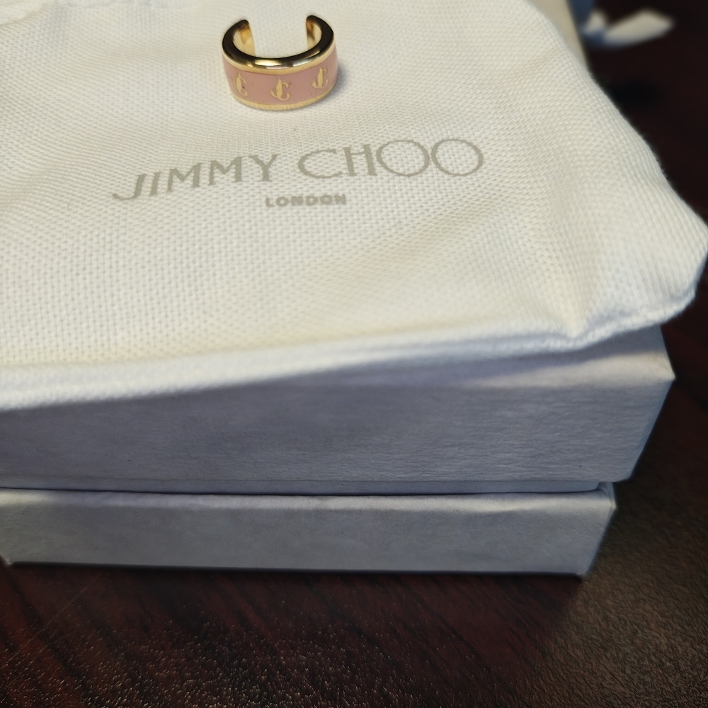 Jimmy Choo Single JC Ear Cuff - Picture 8 of 11